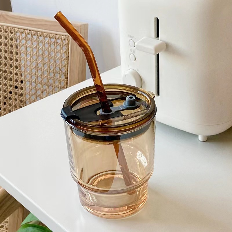 Custom Glass Coffee Mug Mug with Lid Mug Travel Leakproof Glass – Cup Sets for Coffee and Tea Glass and Glass Water Cup price