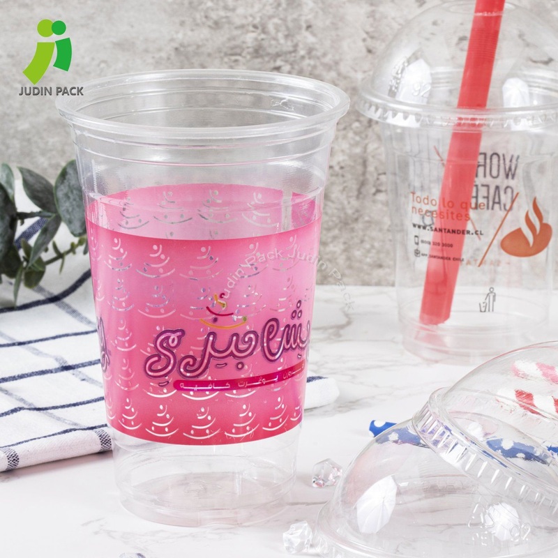 Custom Print Clear Disposable Plastic Cold Pet Cup – Pet Cup and Plastic Cup price