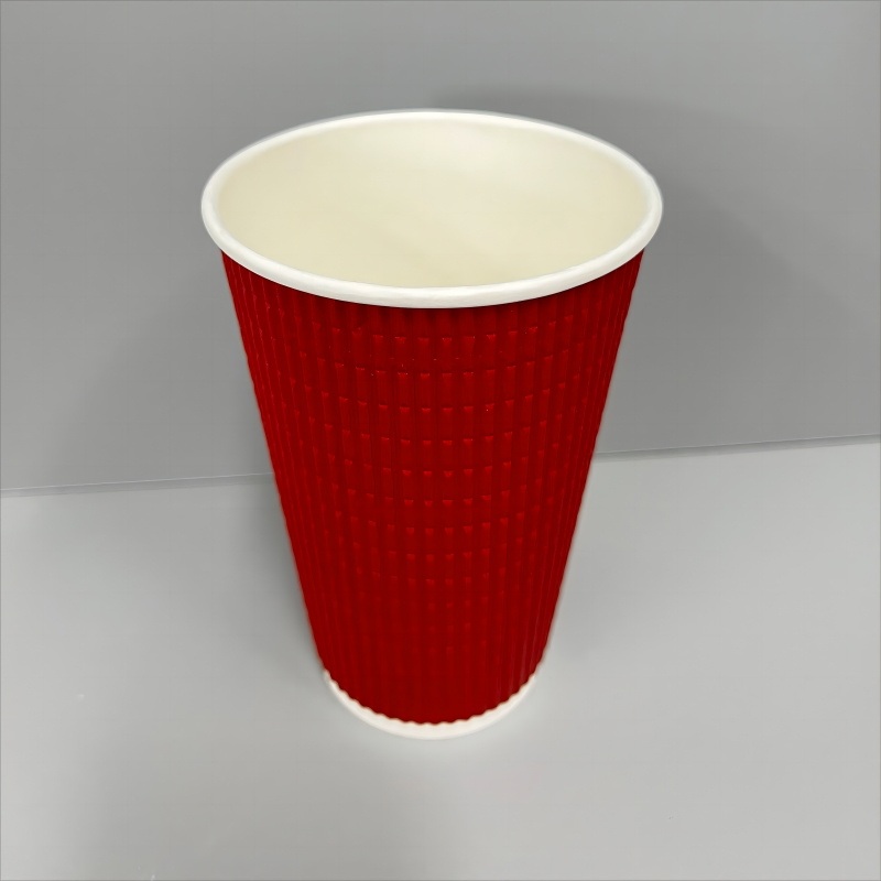 Disposable Ripple Wall Paper Cups Printing for Logo Printed Paper Cups – Paper Coffee Cups and Ripple Wall Paper Cup price