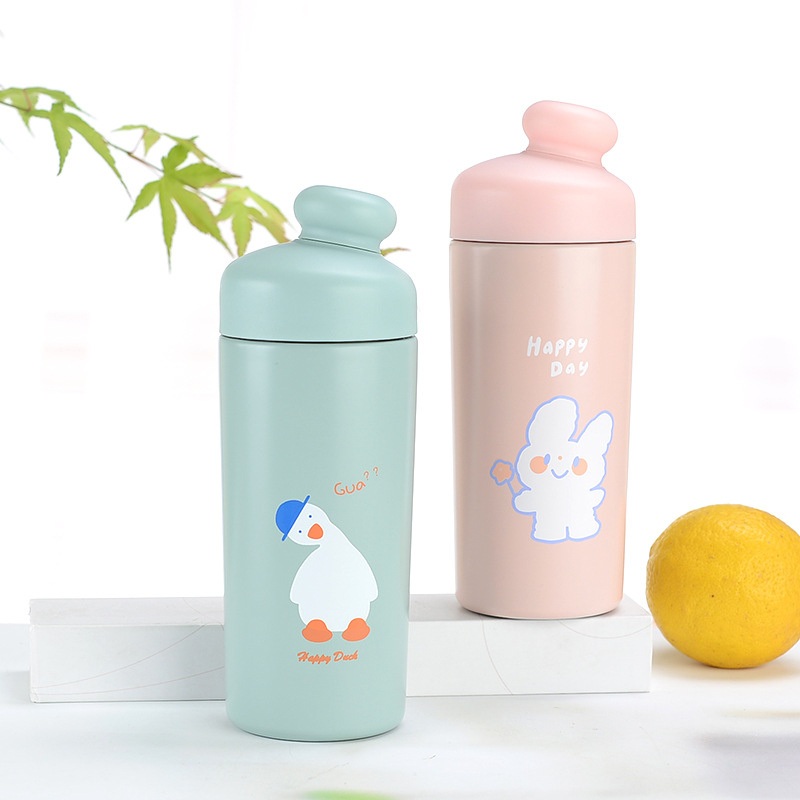 Maruko Head Cartoon Straw Stainless Steel Cup – Vacuum Flask and Vacuum Cup price