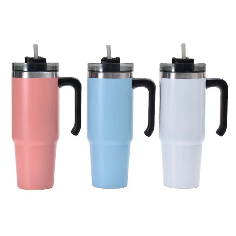 Newest 20 Oz Stainless Steel Travel Tumbler Insulated Coffee Mugs with Leak Resistant Lid Handle – Stainless Steel Travel Mug and Stainless Steel Cup price