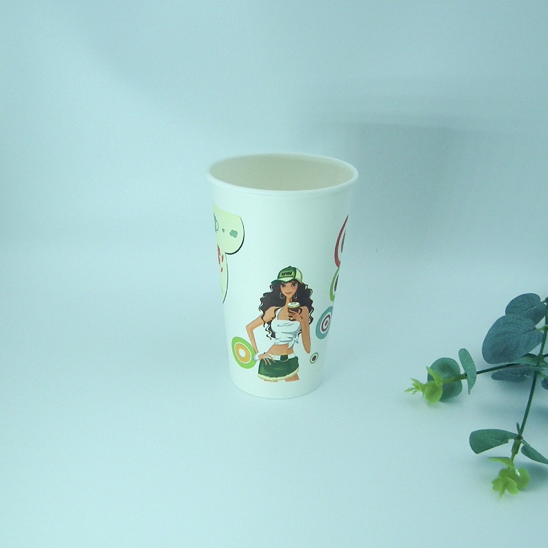 Wm865 PE Coated 16oz Hot Coffee Paper Cup Custom Disposable Single Wall Paper Coffee Cup – Coffee Paper Cup and Disposable Paper Cup price
