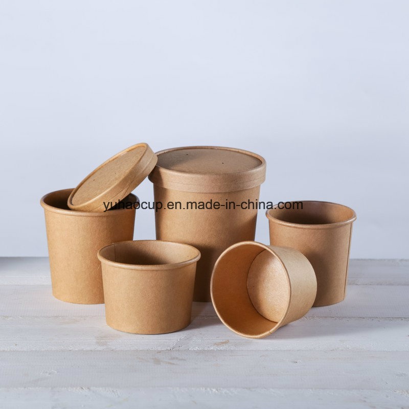 16oz 500ml Disposable Paper Soup Cups with Lids – Hot Soup Cup and 12 Oz Soup Cup price