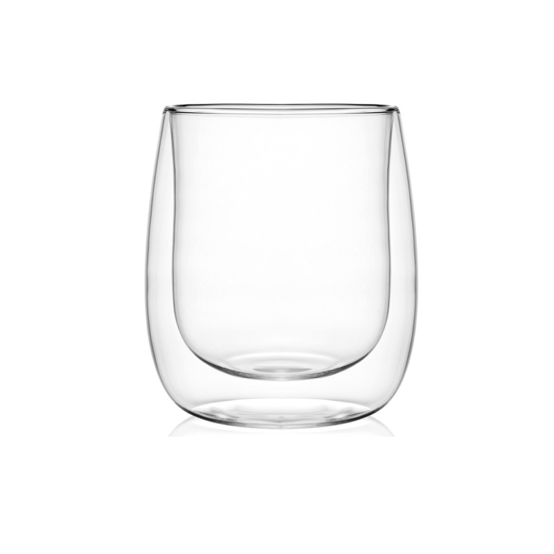 500ml No Handle Double Wall Glass Cups for Coffee Lovers – High Borosilicate Cups and Double Wall Coffee Cups price