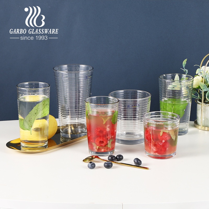 Cheap Price 12oz Highball Inner Grain Tumbler Drinking Juice Water Glass Cup – Glass Cup and Highball price