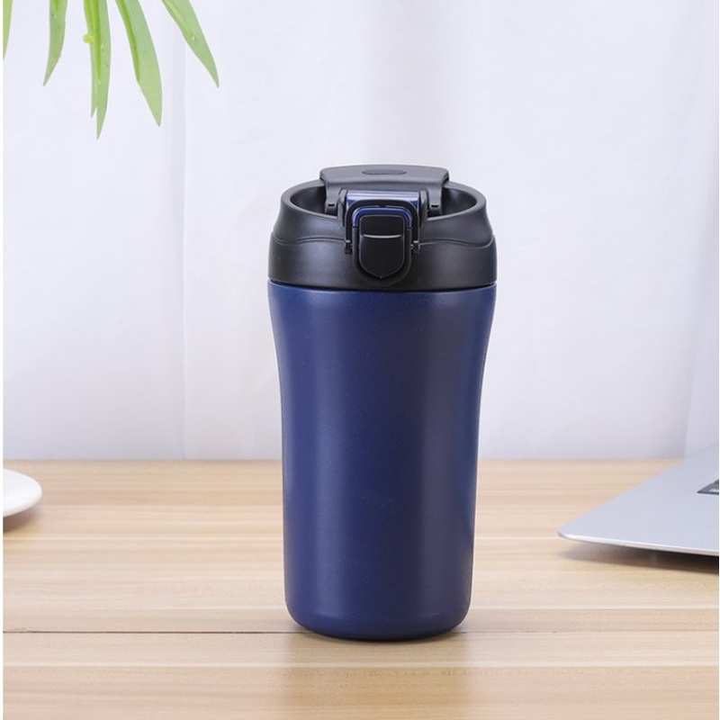 Customized Dual Function Thermal Gift Mug with Flip Spout and Lock Lid, 400ml Stainless Steel Travel Coffee Mug with Straw – Mug and Custom Mug price