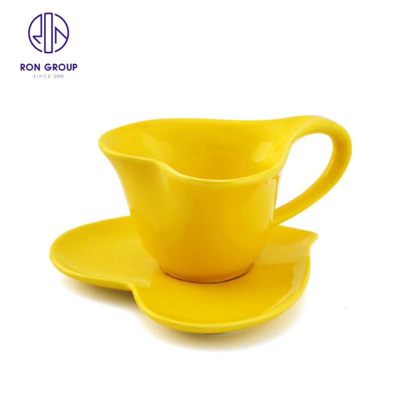 Factory Prices for Sale High Quality Low Bone Porcelain Peach Heart Coffee Cup Dish – Cup and Mug price