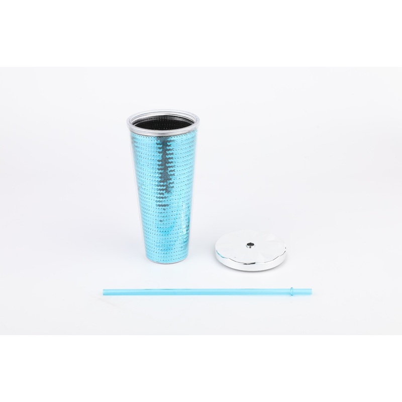 Grinkwell 24oz Summer Simple Drinking Party Straight Reusable Plastic Tumbler with Straw – Reusable Plastic Tumbler and Plastic Tumbler price