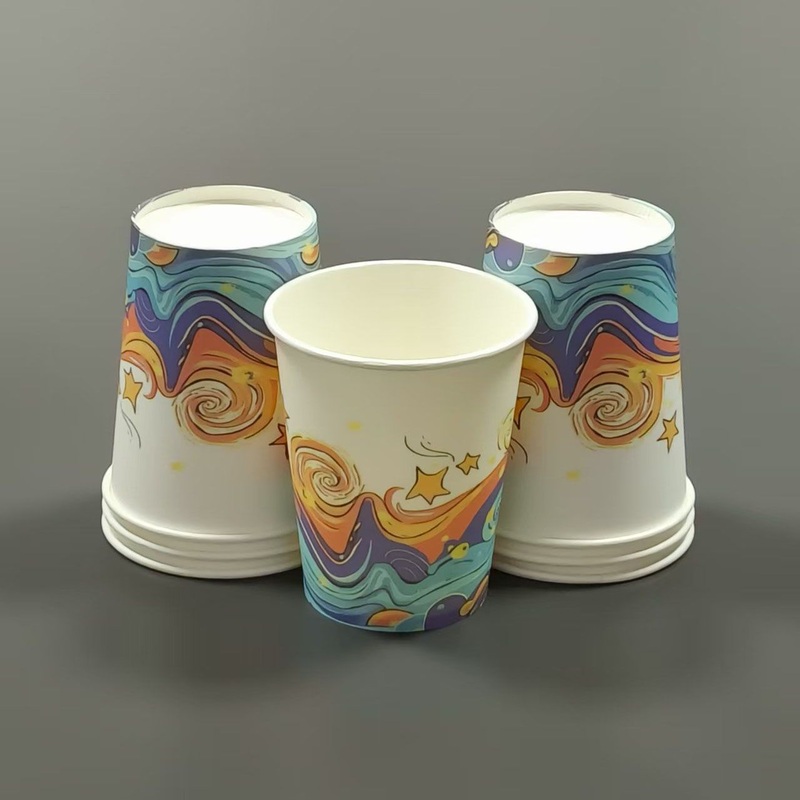 Single Wall Cold Drink Disposable Paper Cups in The Ins Style – Single Wall Paper Cup and Cold Drink Paper Cup price