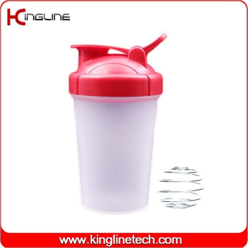 16oz/400ml shaker bottle water bottle with stainless mixer ball(KL-7211D) – sports bottle and sports water bottle price
