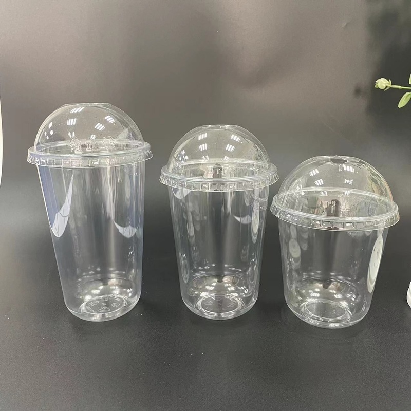 16oz Pet U Shape Cup Clear Disposable Plastic Cup Boba Bubble Milk Tea Cup – Disposable Pet Cups and Custom Logo Cup price