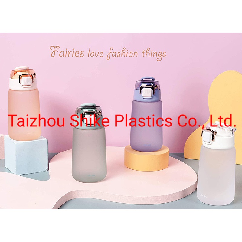 2022 Plastic Kids Water Bottle with Straw Cute Printing Child Drink Water Bottle – Water Bottles and Plastic Water Bottle price