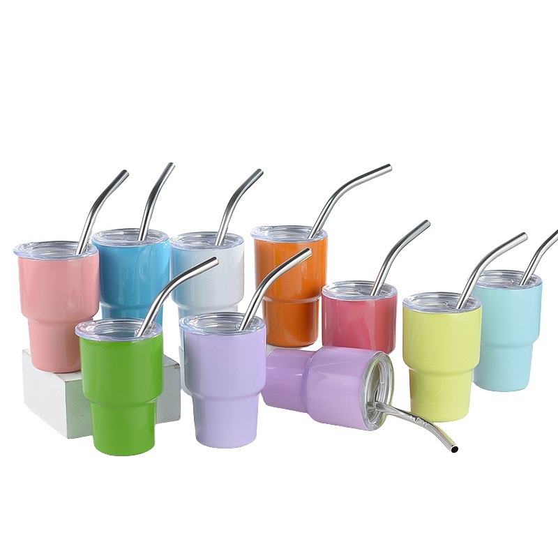 2oz 60ml Thermal Shot Mini Tumbler Double Wall White Blanks Sublimation Stainless Steel Cup Wine Tumbler – Mini Tumbler and Blanks Sublimation price