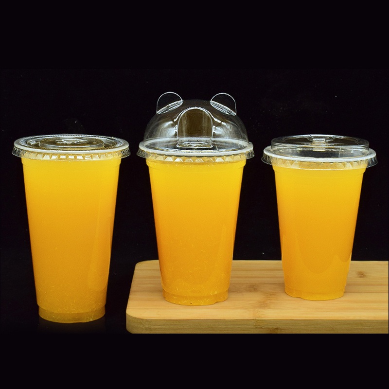 Custom 90/95 Caliber Disposable PP Plastic Boba Bubble Tea Cups with Lids – Plastic Cups and Disposable Plastic Cup price