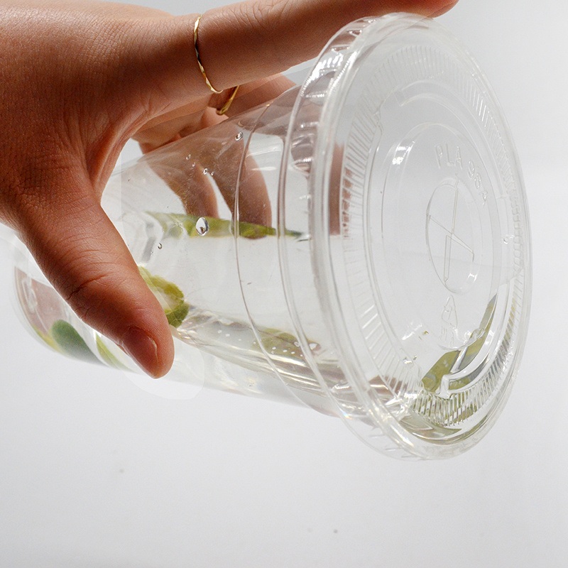 Disposable 100% Compostable Plastic Clear Cold Drinking Cups with Customized Printing – Disposable Cups and Plastic Cups price