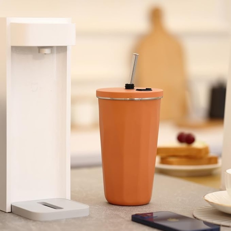 Ds-8823 2024 New Stainless Steel Thermos Cup Water Bottle with Lid and Straw Customizable Powder Coating Travel Tumbler with Lids – New Coffee Bottle – Water Bottle and Sport Water Bottle price