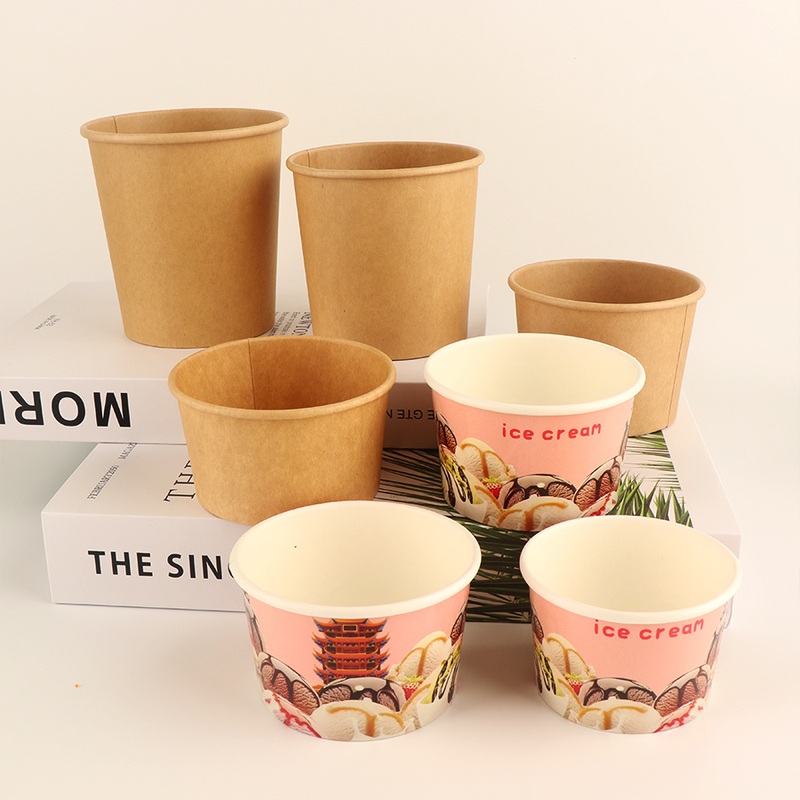 Factory Price Custom Logo Disposable Ice Cream Cup 12 Oz Parties Lid – Cup and Ice Cream Paper Cup price