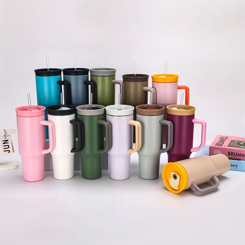 Shike Fashion Gift Stainless Steel 40oz Tumbler with Handle Lid Leak Proof Vacuum Insulated Travel Mug with Straw – New Arrival Tumbler and 40oz Double-Walled Tumbler price