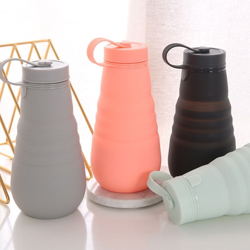 Silicone Travel Water Foldable Reusable & Leakproof Bottle Ci23694 – Plastic Bottle and Drinking Bottle price
