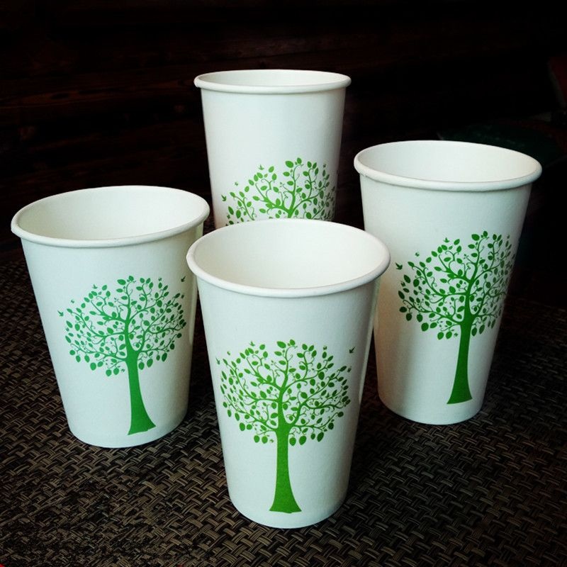 White Disposable Coffee Cup Double Coated Thickened Paper Cup 12oz/14oz/16oz/22oz Creative Drink Cup with Lid – High Quality White Disposable Coffee Cup and Disposable Double Coated Thickened Paper Cup price
