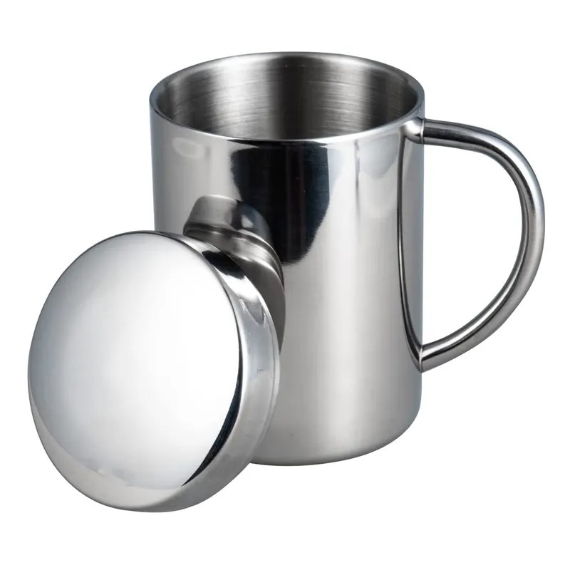 Wholesale Stainless Steel Walled Coffee Mugs Cup Metal Double Wall Coffee Mug with Lid – Custom Cup and Price Mug price