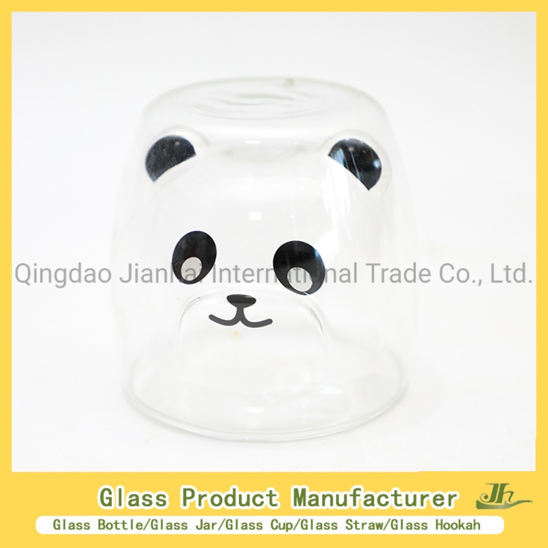 100ml, 200ml, 250ml, 350ml, 500ml Creative Bear Heat-Resistant Double Wall Glass Cup – China Glass Cup Manufacturer and Double Wall Glass Mug price