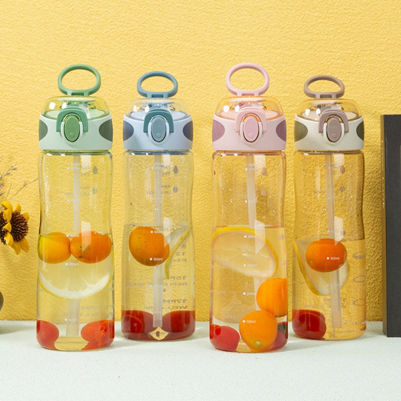 650ml Plastic Water Drink Bottle with Straw for Gym – Plastic Bottle and Pet Bottle price