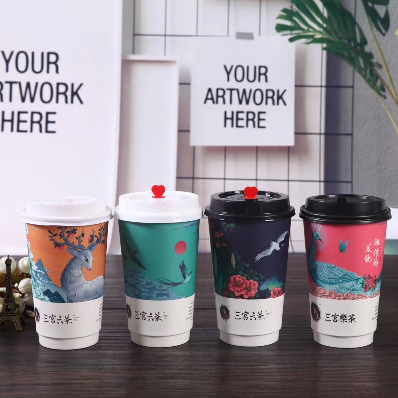 90caliber 360ml Printing U Shape Clear Biodegradable Disposable Recyclable PP PLA Plastic Paper 12oz Beverage Cup for Bubble Tea – Single Wall Paper Cup and Double Wall Paper Cup price