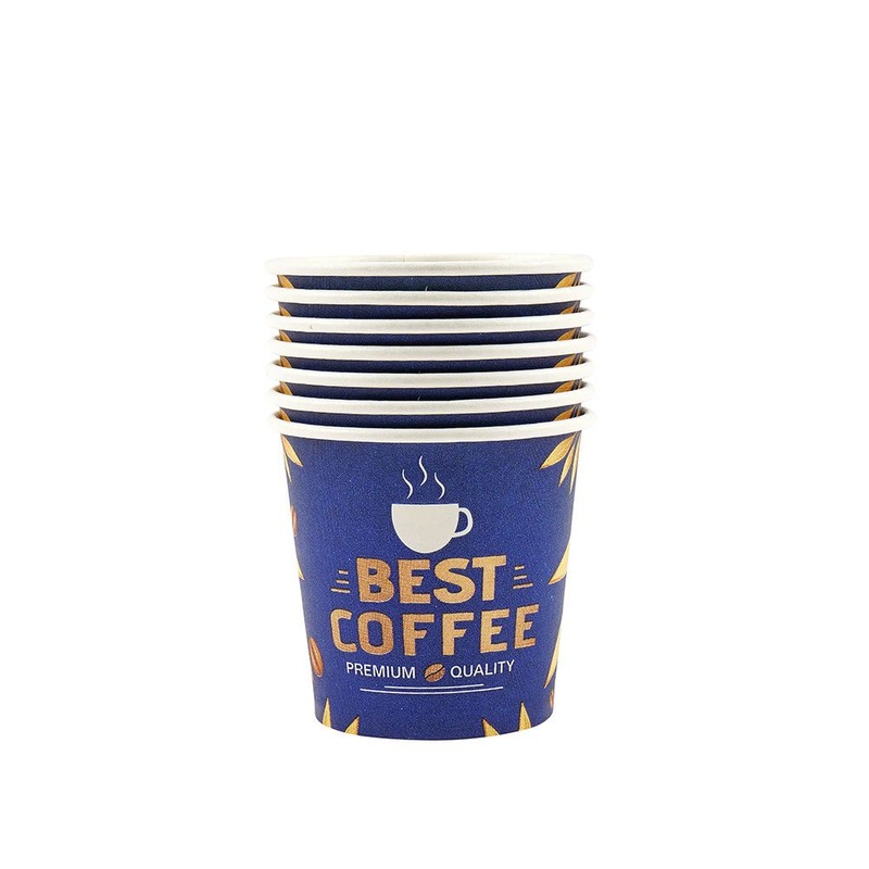 Eco-Friendly Branded Coffee Cups with Lids for Hot Beverages – Single Wall Paper Cups and Hot Coffee Cups price