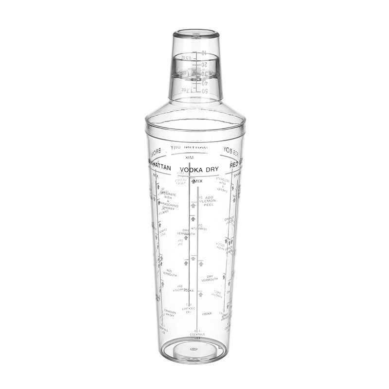 High Quality Clear Plastic Shake Cup with Scale Bubble Tea Ice Shaker Cup Bar Measuring Shaking Cup Large Capacity Shaker – Plastic Shaker Bottle and Plastic Mixer Bottle Shaker Cup price