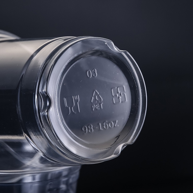 High Quality Hard Disposable Clear Plastic Cup Disposable Plastic Drinking Cup with Lid Pet Cup – Pet Cups and Plastic Cups price