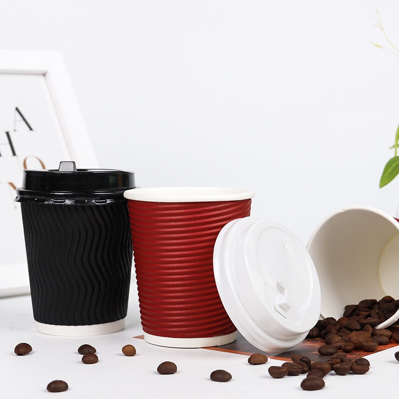 OEM Factory Custom Logo Printing Disposable Paper Cups for Hot Beverage Coffee Tea Milk Tea – Disposable Cup and Disposable Paper Cup price