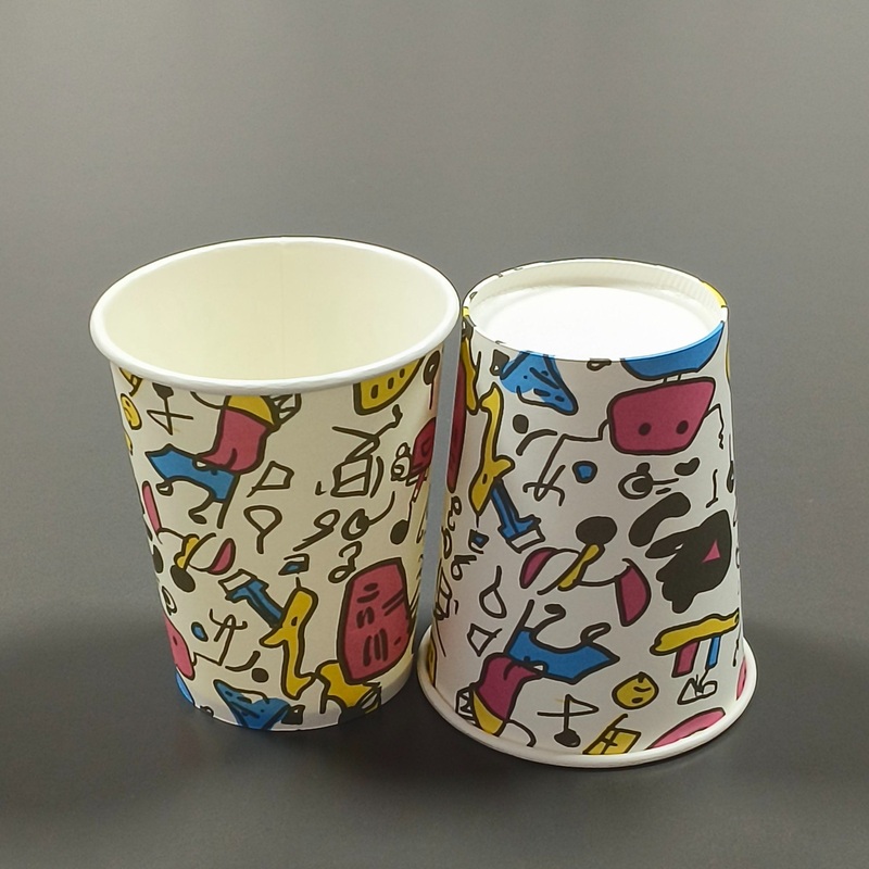 Personalised 8oz Soda with Lids Disposable Jelly Single Wall Paper Coffee Cup – Personalised Paper Cup and 8oz Paper Cup price