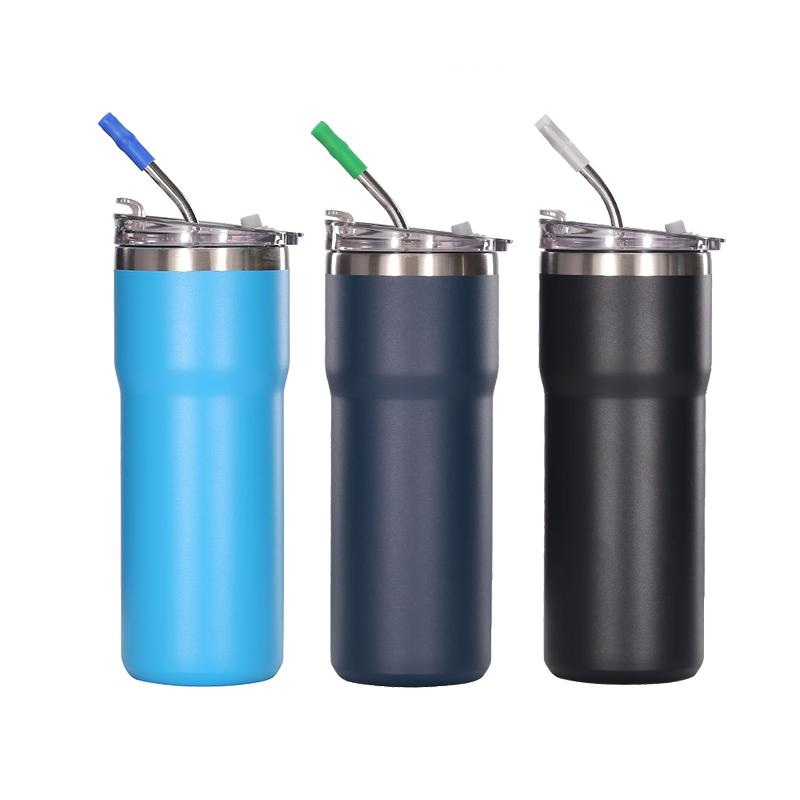 20oz Hot Selling Stainless Steel Vacuum Coffee Mug Insulated Travel Tumbler with Straw and Lid – Coffee Mug and Stainless Steel Coffee Mug price