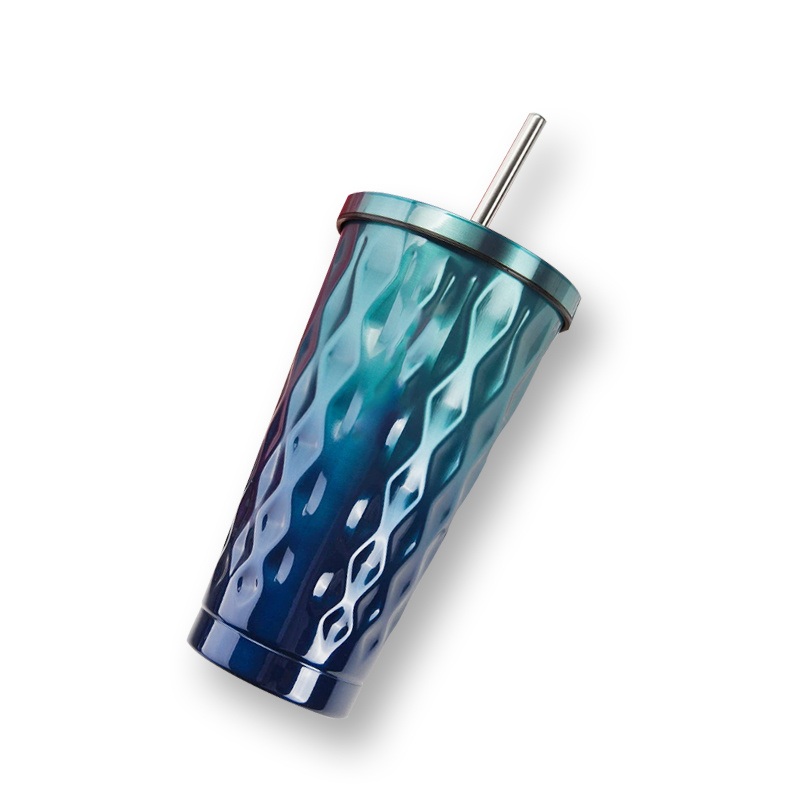 500ml 304 Double-Layer Stainless Steel Irregular Gradient Color Insulated Tumbler – Stainless Steel Tumbler and Insulated Tumbler price