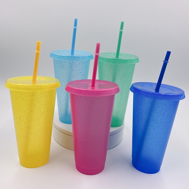 BPA Free 16 Oz 24 Oz Glitter Water Cup Novelty Plastic Glitter Cup – Tumbler and Glitter Tumbler price