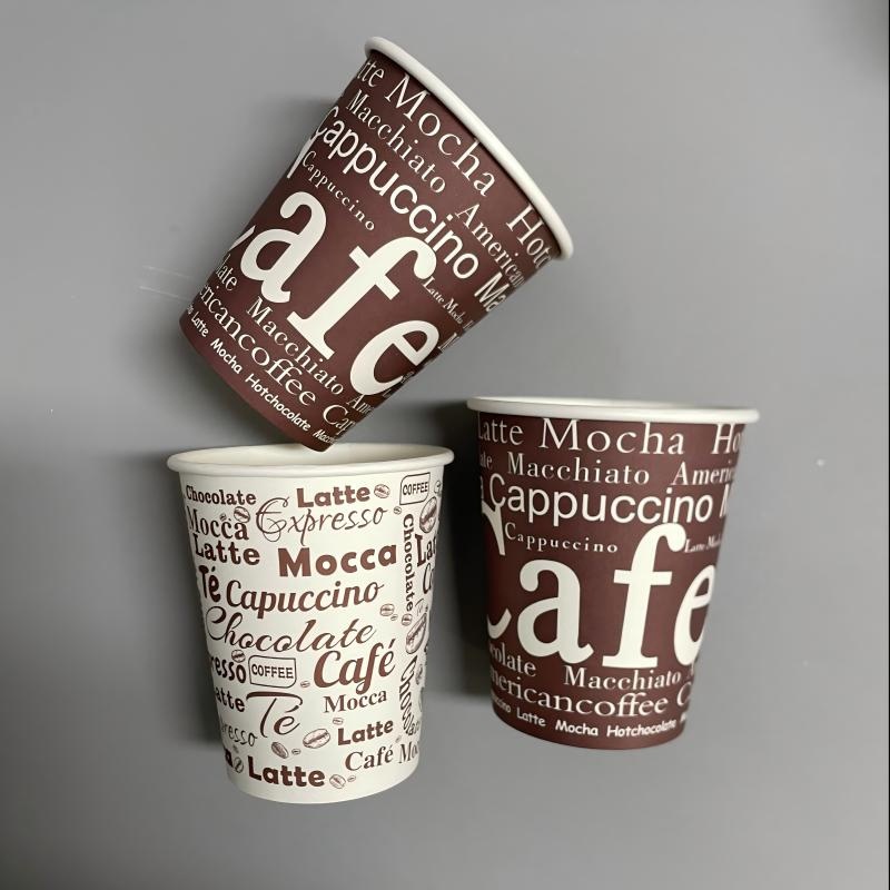 Customized Logo Printing Single Wall 4oz 8oz 12oz Coffee and Tea Paper Cup for Office – Customized Coffee Paper Cup and Paper Cup Hot/Cold Beverage Cups for Drinking price