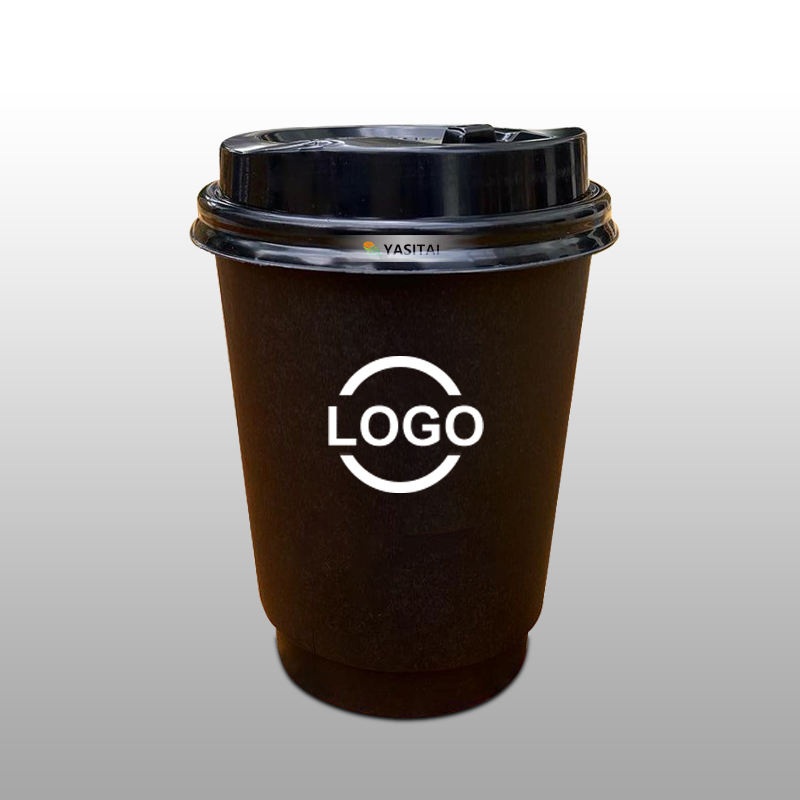 Logo Design 8oz 12oz 16oz Disposable Double Wall Paper Mug with Lid – Cup and Mug price