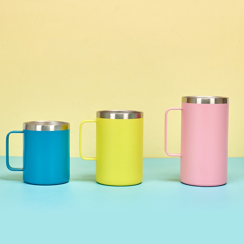 New Product Customized Large Capacity 24oz Vacuum Flask Office Tea Mug 304 Stainless Steel Thermo Cup Coffee Water Bottle with Lid Handle – Water Bottle and Stainless Steel Bottle price