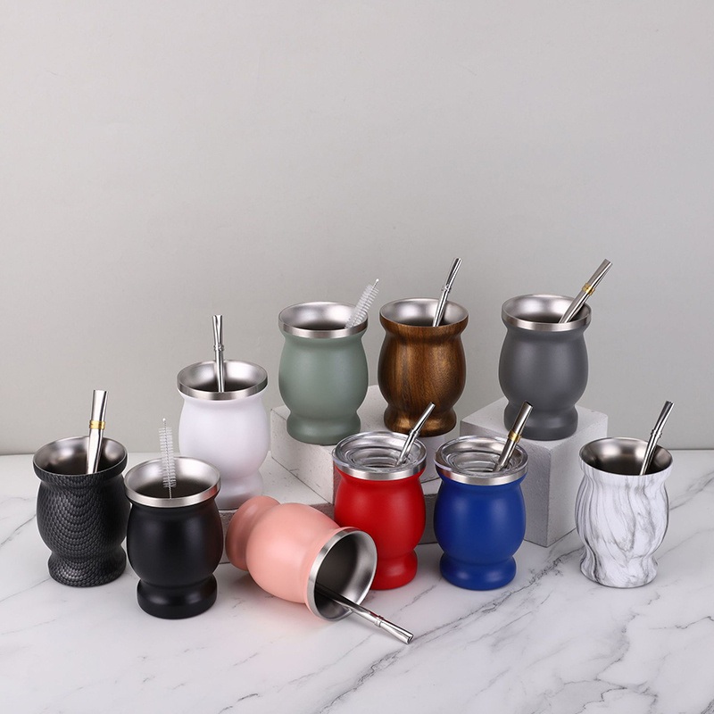 Stainless Steel Double Wall Vacuum Mate Tea Cup – Mate Tea Cup and Thermal Cup price