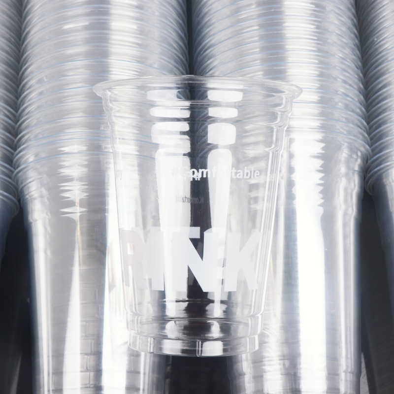 Stocked 24oz Disposable Smoothie Cups with Logo Printing Plastic Material – Plastic Cup and Cup price