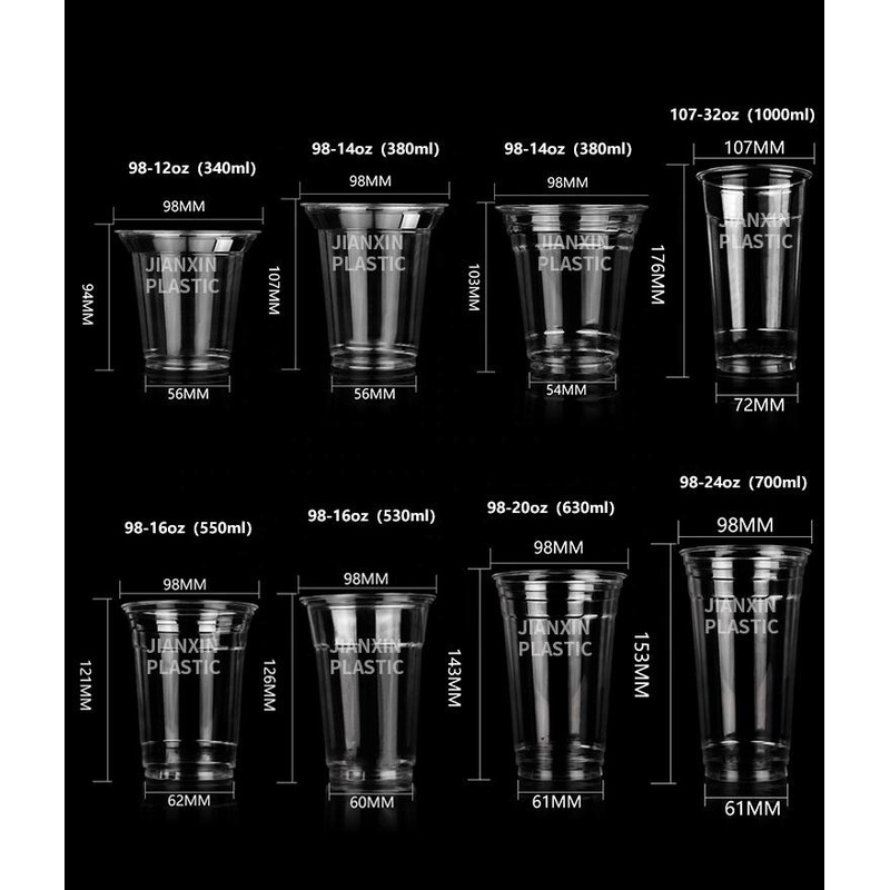 Transparent Plastic Blister Coffee Cups with Lid – Plastic Cup and Cold Drinks Cup price