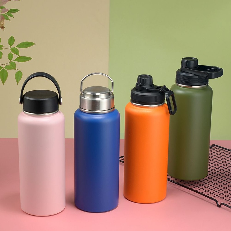 Vacuum Flask 32 Oz Insulated Sports Water Bottle for Travel Camping Double Wall Vacuum Stainless Steel Thermo Leak Proof Wide Mouth Metal FL – Water Bottle and Stainless Water Bottle price