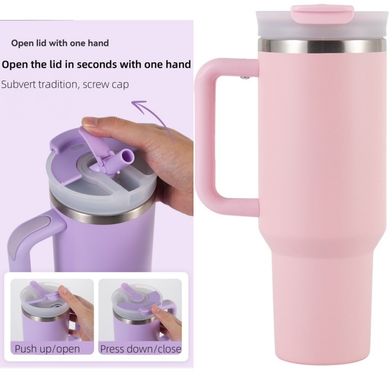 Wholesale Stainless Steel Tumbler Cup 40oz Cup with Handle for Drinking – 40oz Cup and Stainless Steel Tumbler price