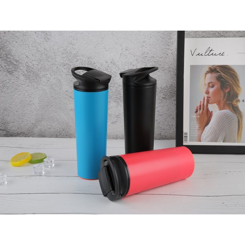 16oz Double Wall Plastic Coffee Mug with Suction on Bottom – Plastic Mug and Stainless Steel Cup price