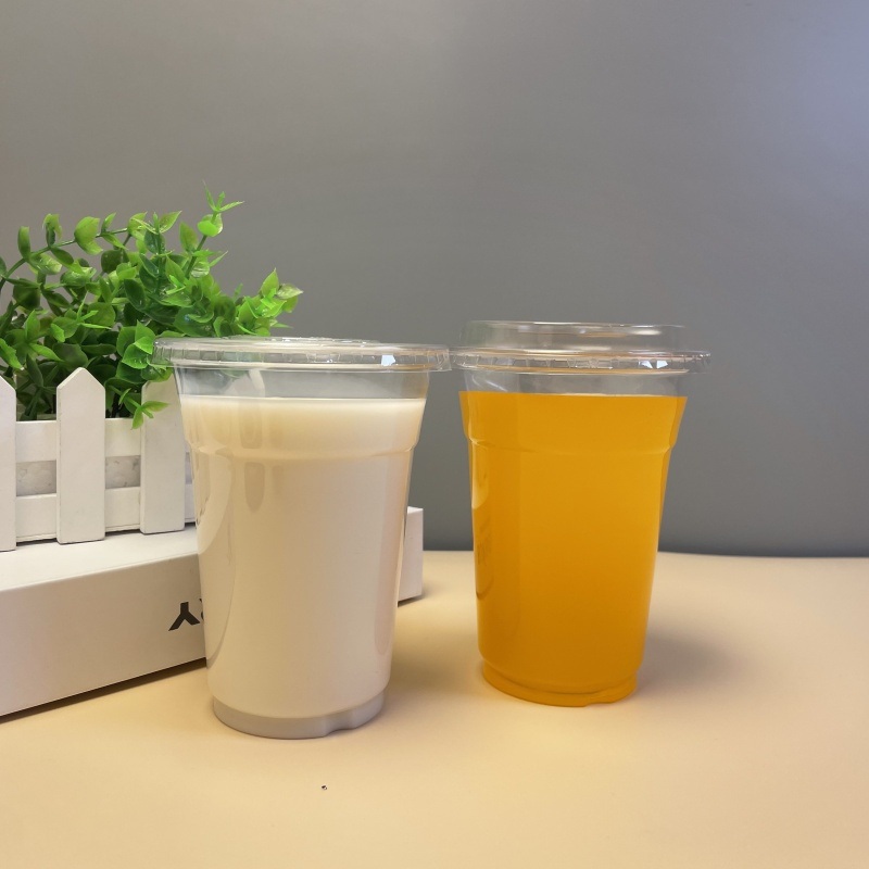 16oz Transparent Plastic Cup for Restaurant and Dessert Shop – Plastic Cup and Transparent Plastic Cup price
