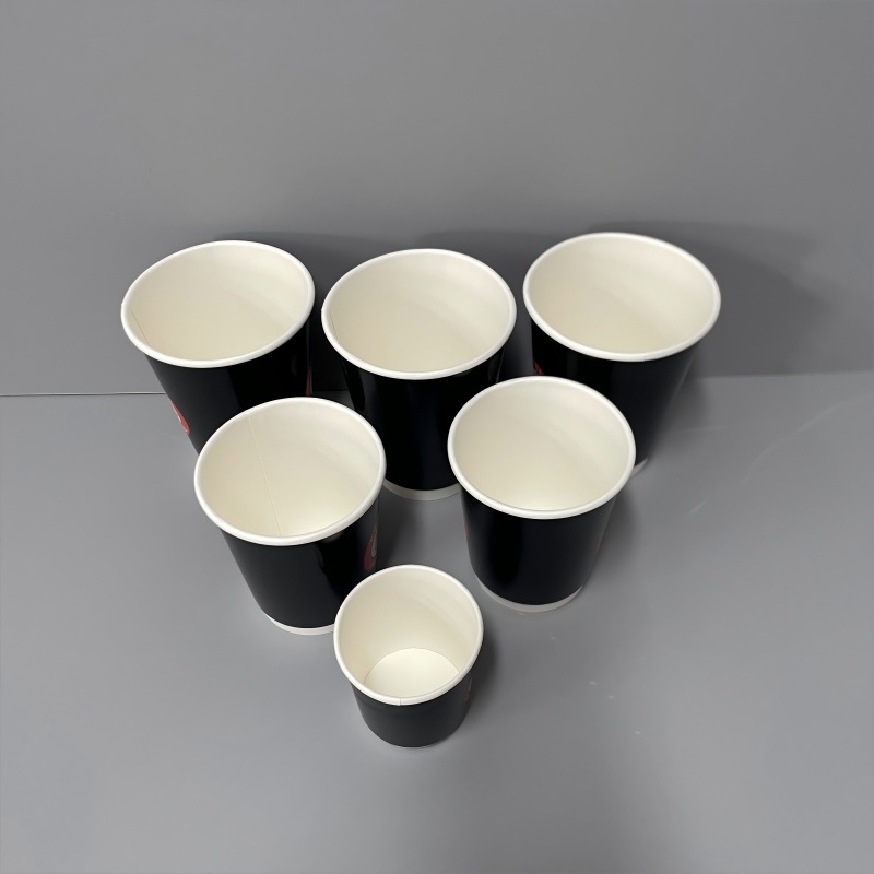 Custom Logo 8oz 12oz 16oz Single Double Wall Coffee Cup for Hot Drink with Lid Cardboard Disposable Paper Cups – Cardboard Disposable Paper Cups and Double Wall Paper Cup for Hot Drink price