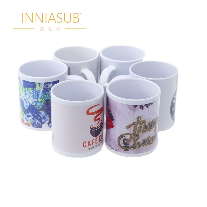 Customizable Printed Logo Fluorescent 11oz Ceramic Coffee Cup Handle Colorful Drinking Mug – Porcelain Mug and Sublimation Mug price