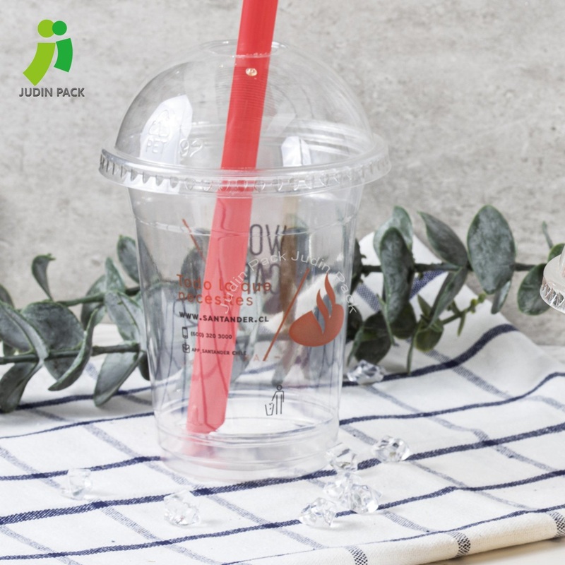 Disposable Pet Drinking Bubble Tea Cups Plastic Cup with Lid Smoothie Plastic Cup with Lid – Paper Cup and Pet Cup price