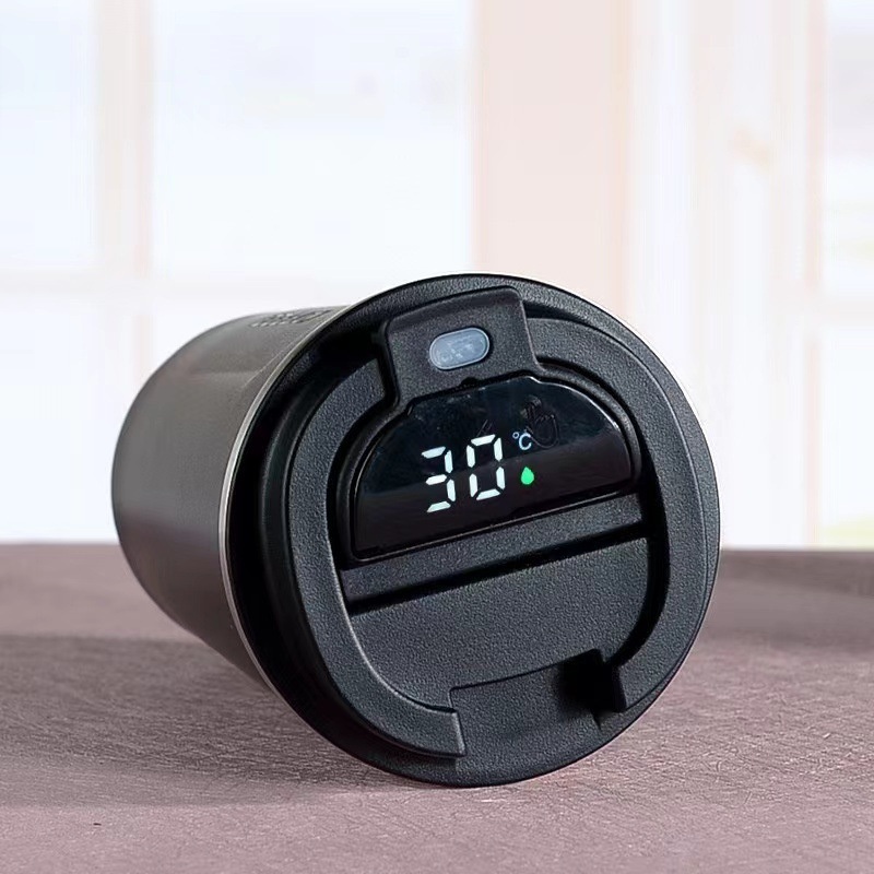 Portable Double Vacuum Termos Cup Smart Temperature Display 304 Stainless Steel Mug – Smart Coffee Cup and Vacuum Coffee Cup price